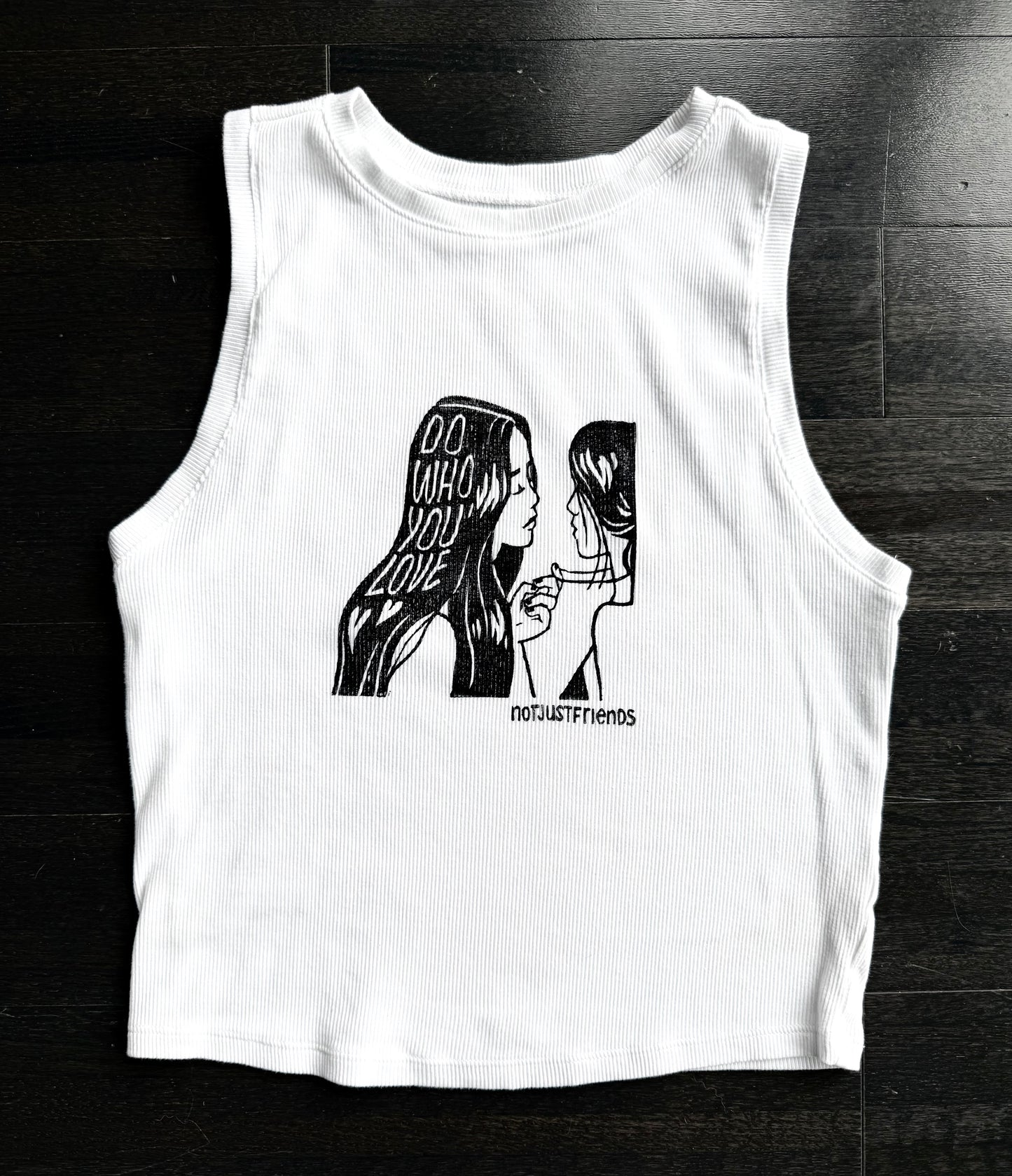 Do Who You Love Cropped Tank