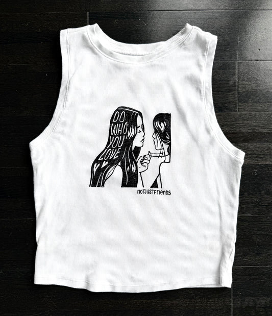 Do Who You Love Cropped Tank