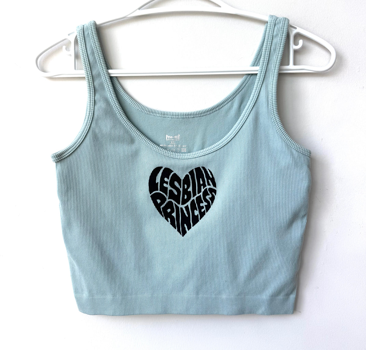 Lesbian Princess Cropped Tank/ Sports Bra