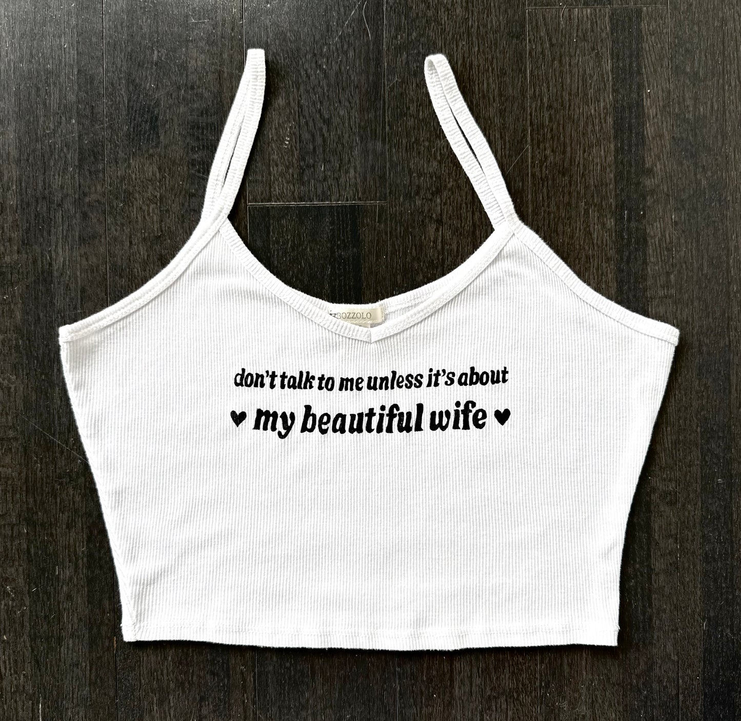 Beautiful Wife Cropped Tank