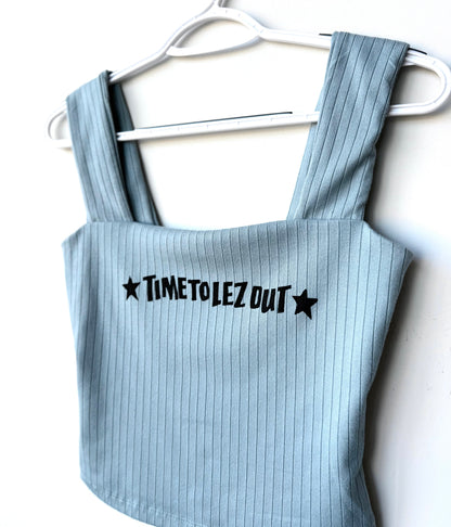 Lez Out Cropped Tank
