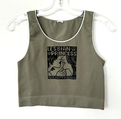 Lesbian Princess Cropped Tank