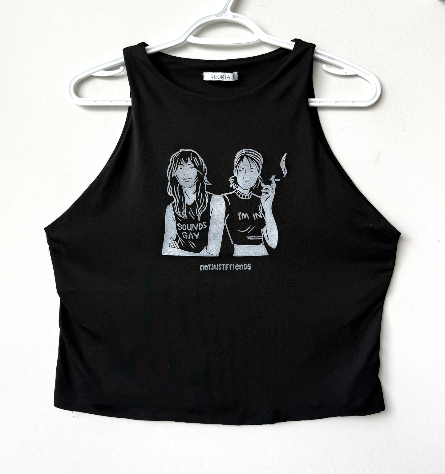 Sounds Gay Cropped Tank