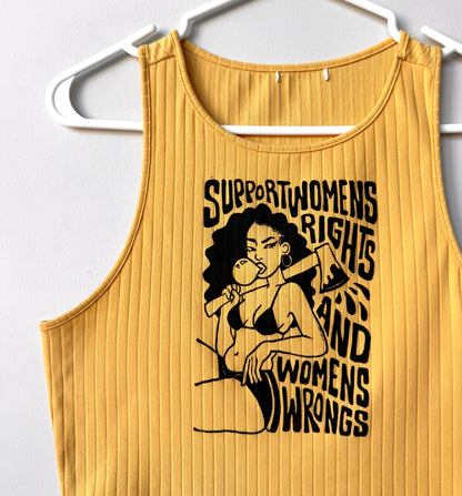 Women’s Wrongs Cropped Tank
