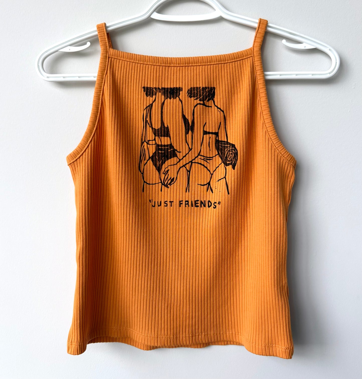 “Just Friends” Beach Babes Ribbed Tank Top
