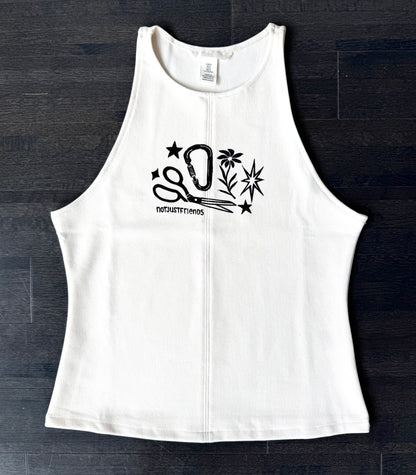 Patchwork Printed Tank Top