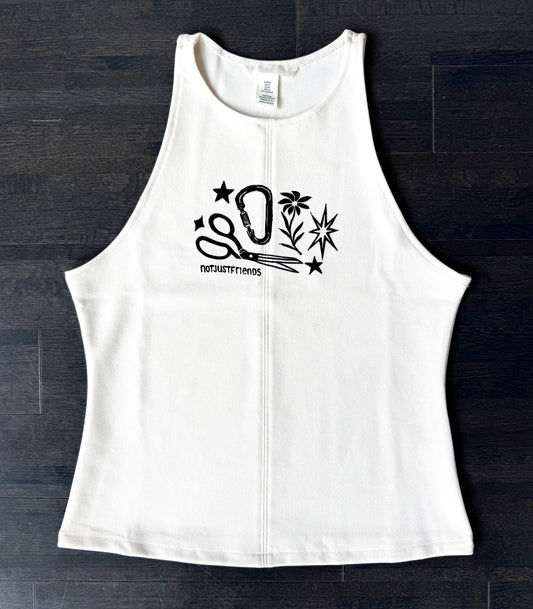 Patchwork Printed Tank Top
