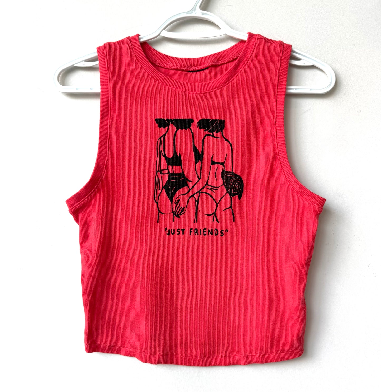 “Just Friends” Beach Babes Cropped Tank