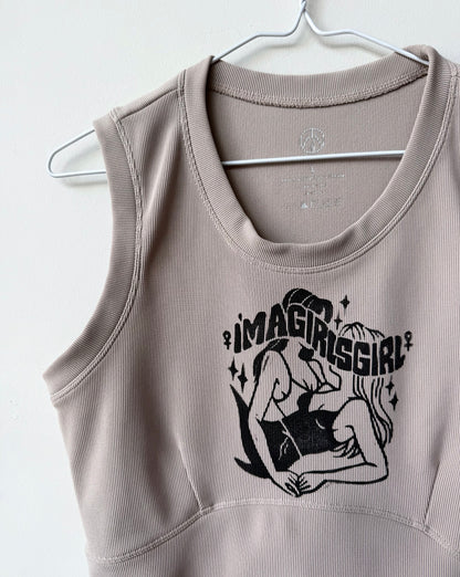 Girls Girl Cropped Athletic Tank