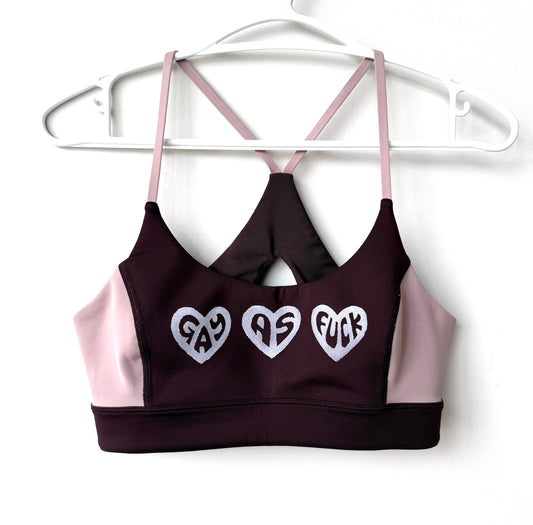 Gay As Fuck Sports Bra