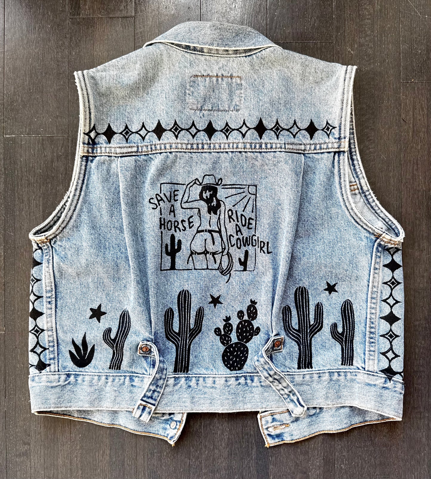 Cowgirl x Fruity Denim Vest