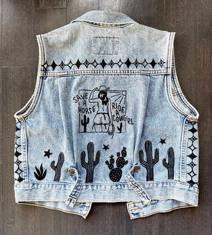 Cowgirl x Fruity Denim Vest