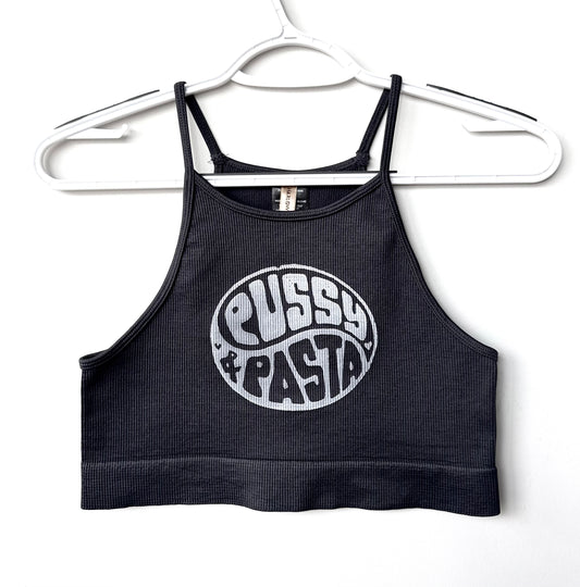 Pussy & Pasta Extra-Cropped Tank