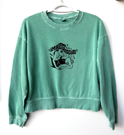 Girls Girl Cropped Crewneck