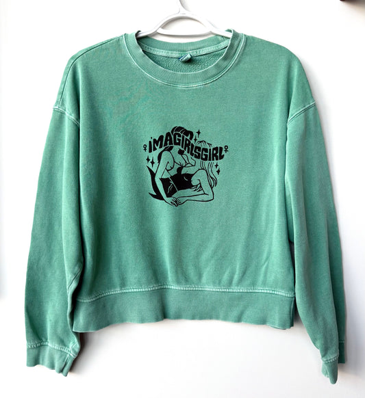 Girls Girl Cropped Crewneck