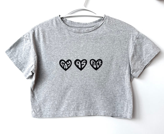 Gay As Fuck Cropped T