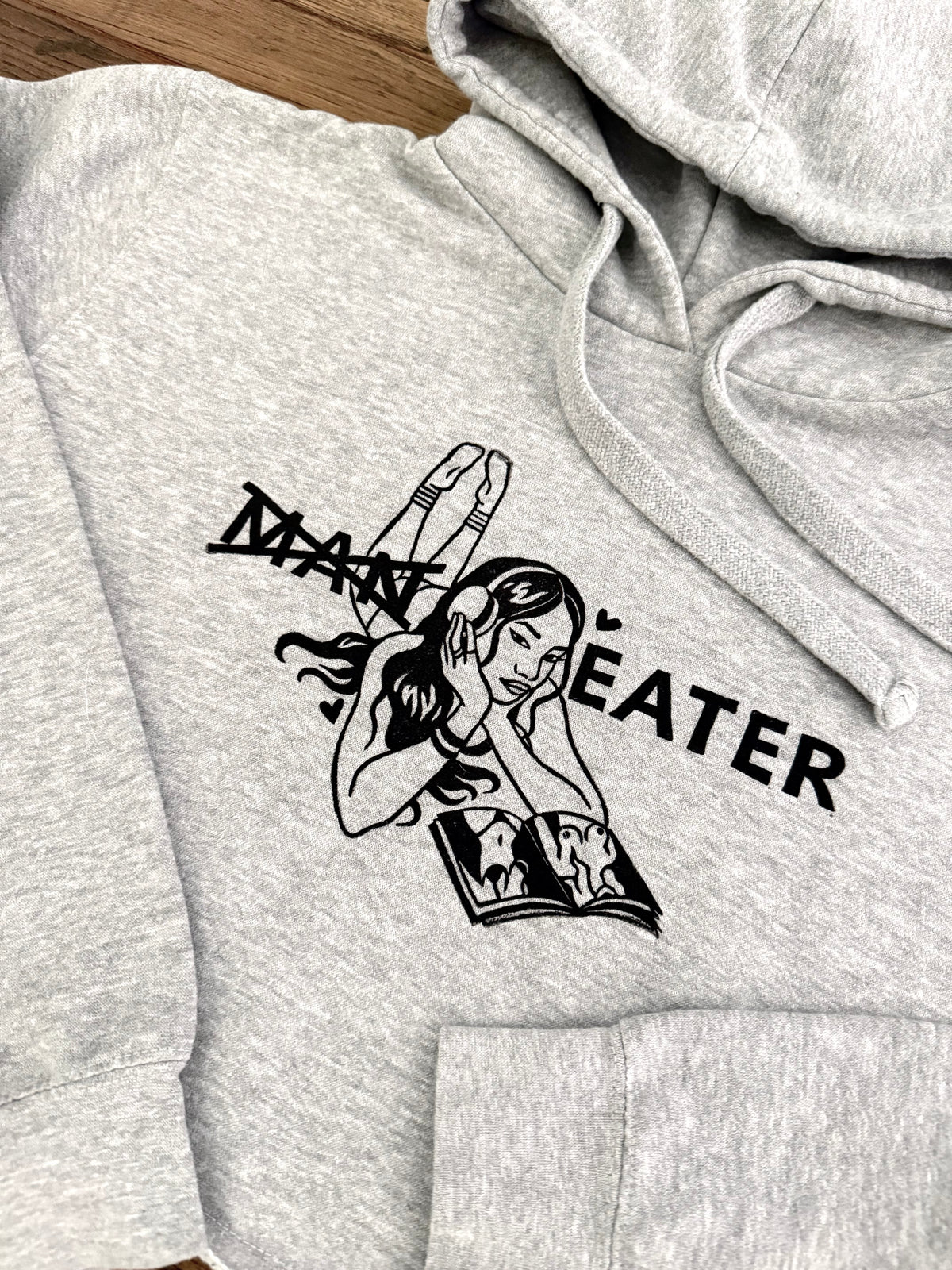 Eater Cropped Hoodie
