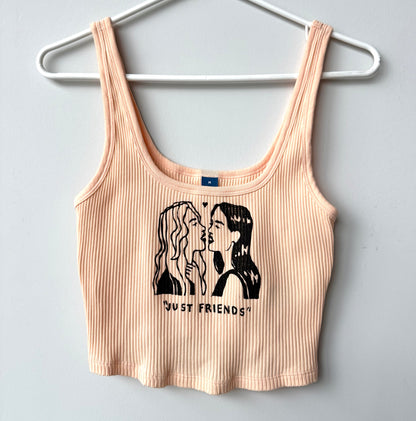 “Just Friends” Lovers Cropped Tank