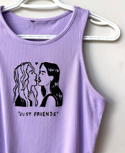 “Just Friends” Lovers Cropped Tank