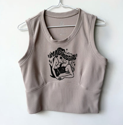 Girls Girl Cropped Athletic Tank