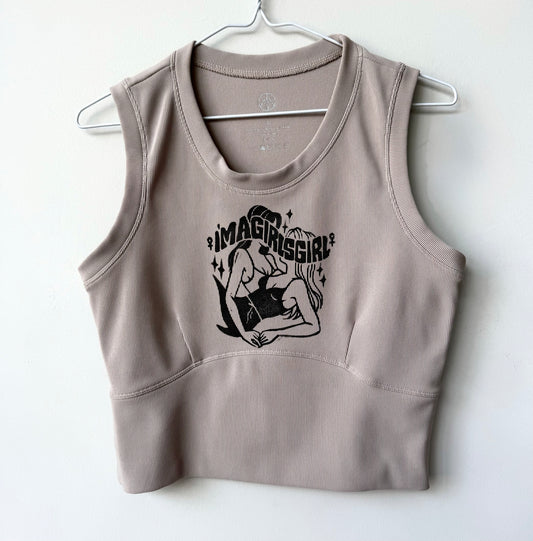 Girls Girl Cropped Athletic Tank