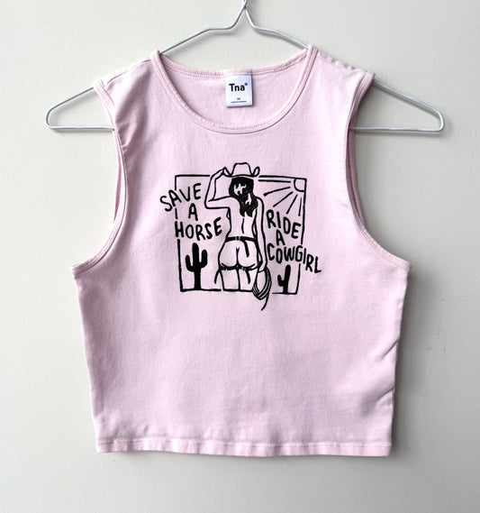 Cowgirl Cropped Tank