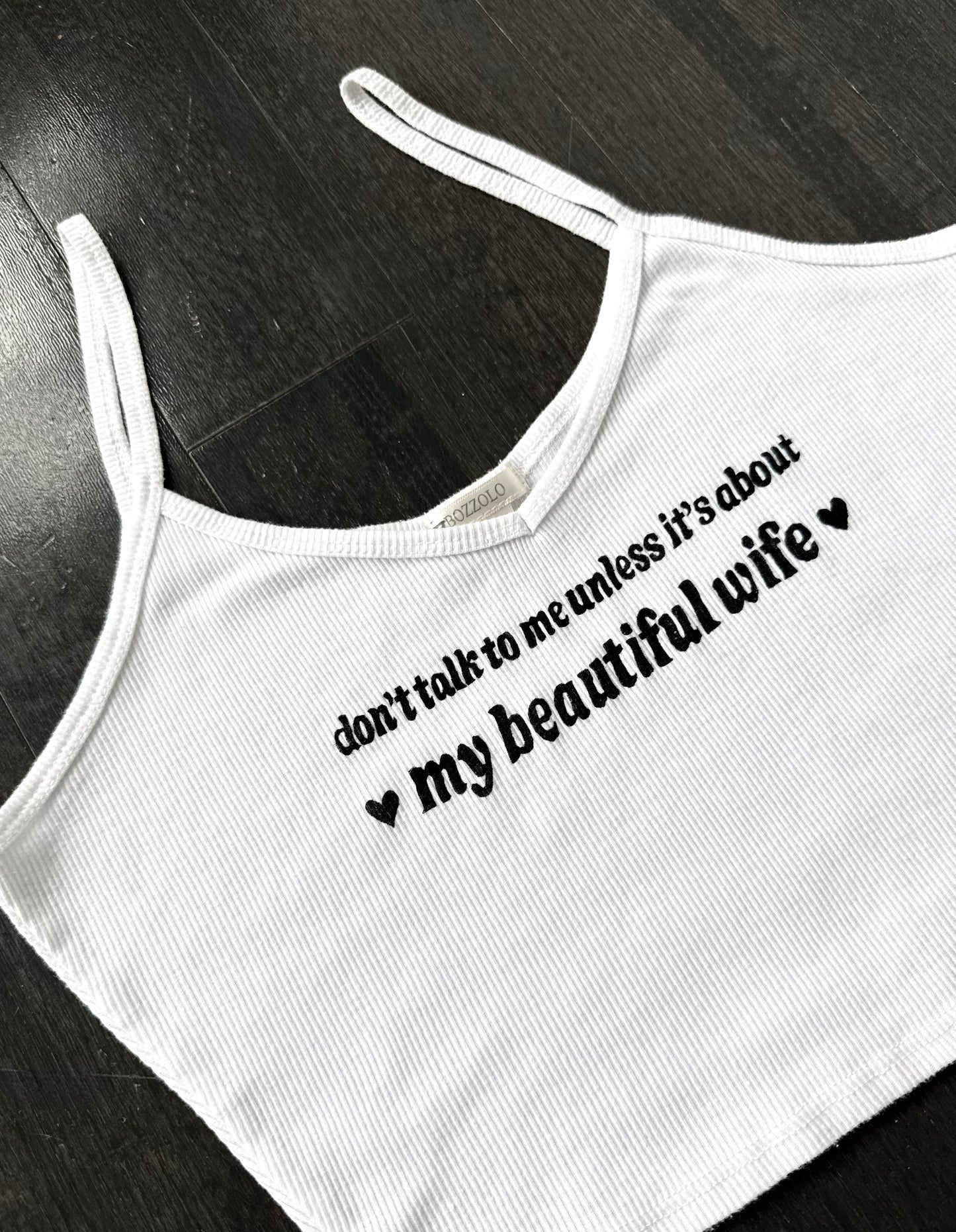 Beautiful Wife Cropped Tank