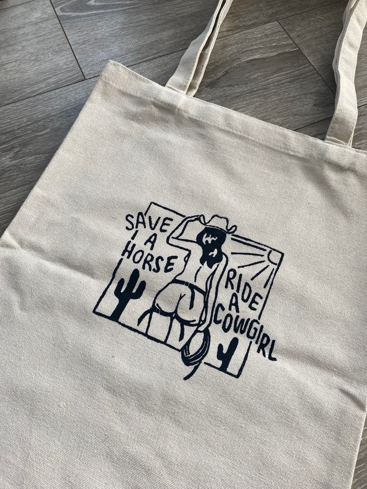 Cowgirl Tote Bag