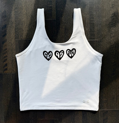 Gay As Fuck Cropped Athletic Tank