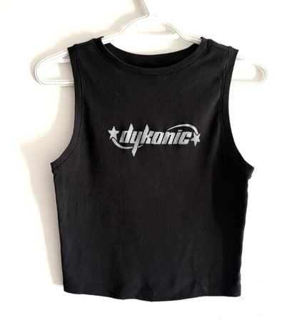 Dykonic Ribbed Cropped Tank