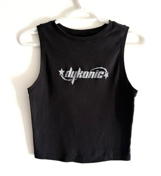 Dykonic Ribbed Cropped Tank