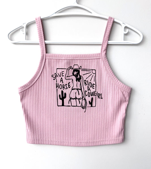 Cowgirl Cropped Tank