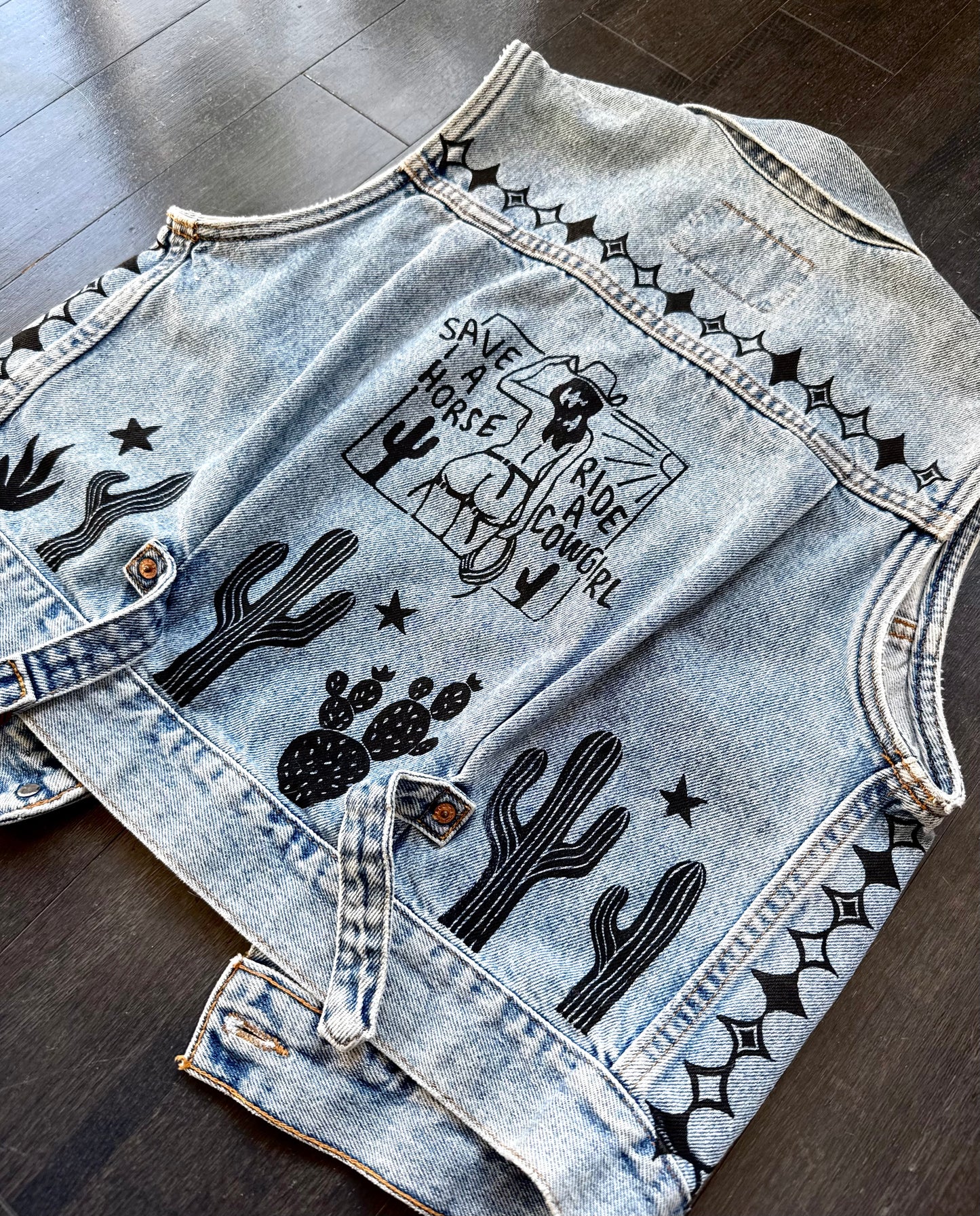 Cowgirl x Fruity Denim Vest