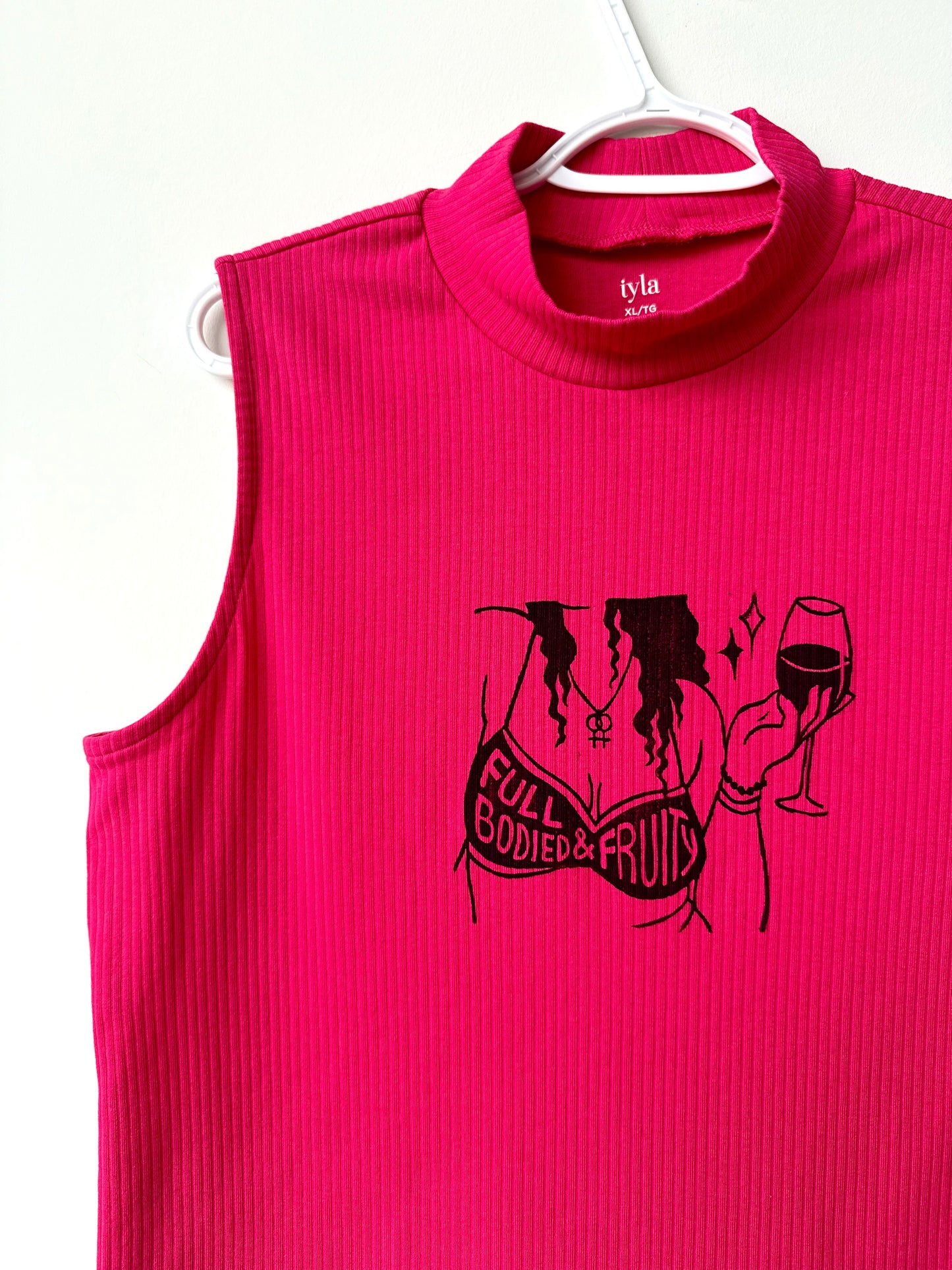Full Bodied & Fruity High-Neck Tank Top