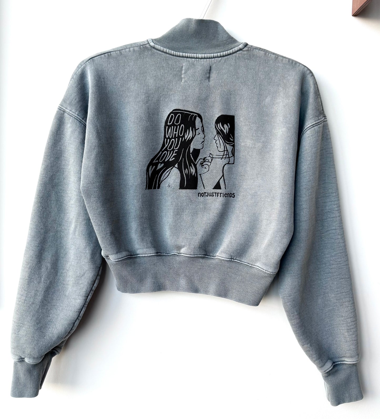 Do Who You Love Cropped Sweater