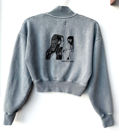 Do Who You Love Cropped Sweater