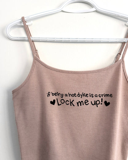 Lock Me Up Cropped Tank Top