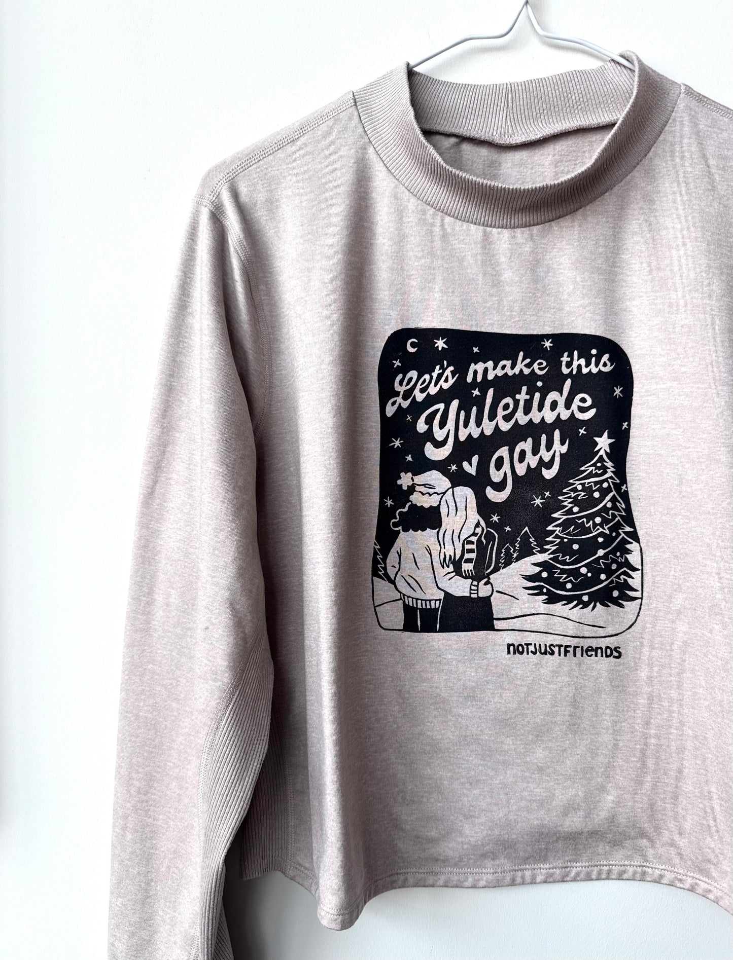 Make The Yuletide Gay Cropped Long Sleeve
