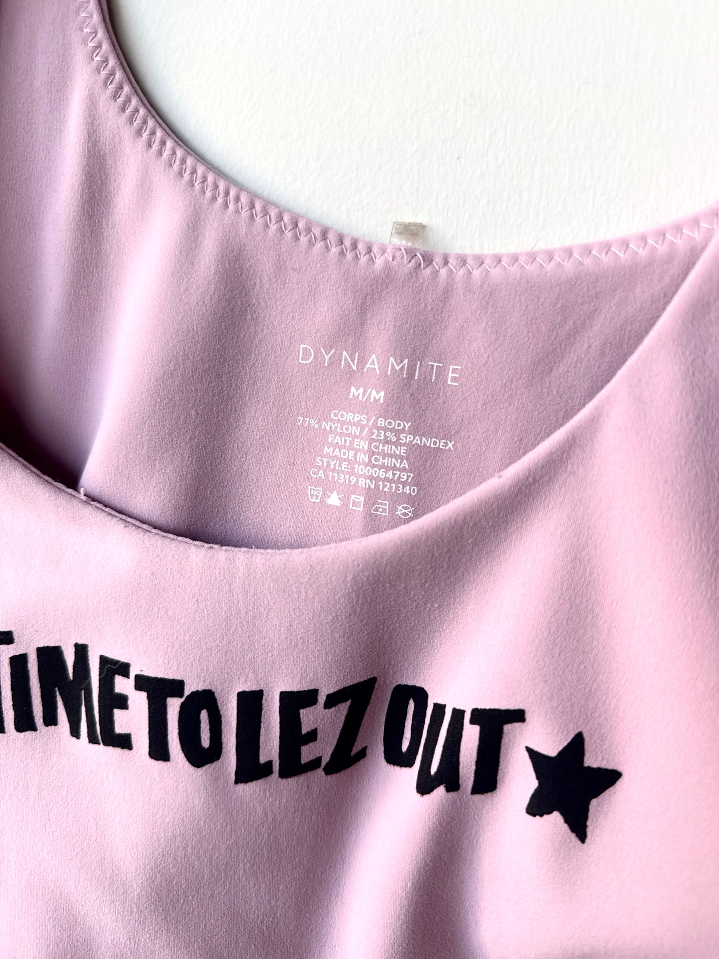 Lez Out Cropped Tank