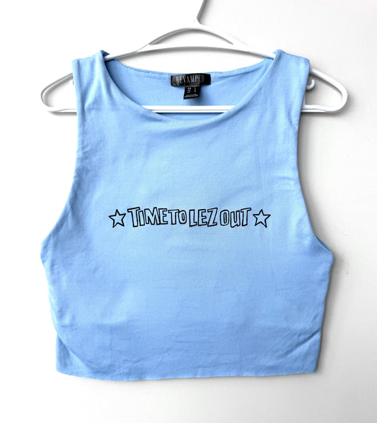 Lez Out Cropped Tank