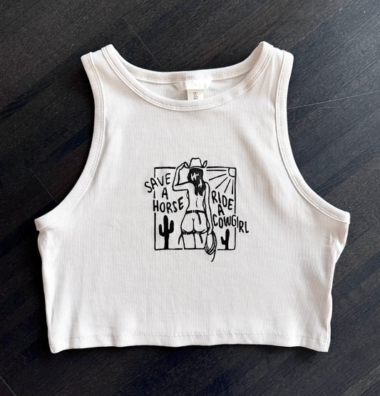 Cowgirl Cropped Tank