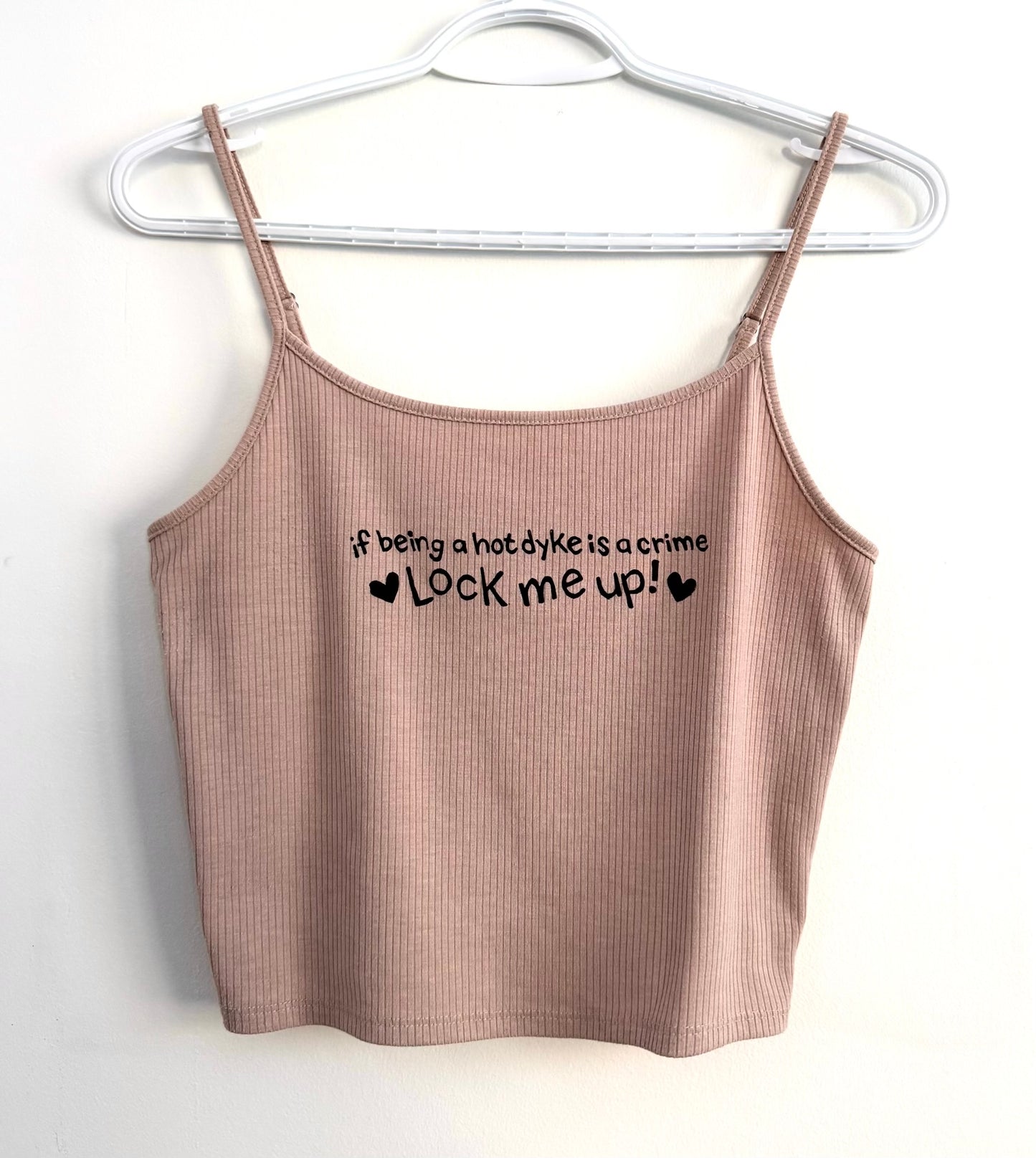 Lock Me Up Cropped Tank Top