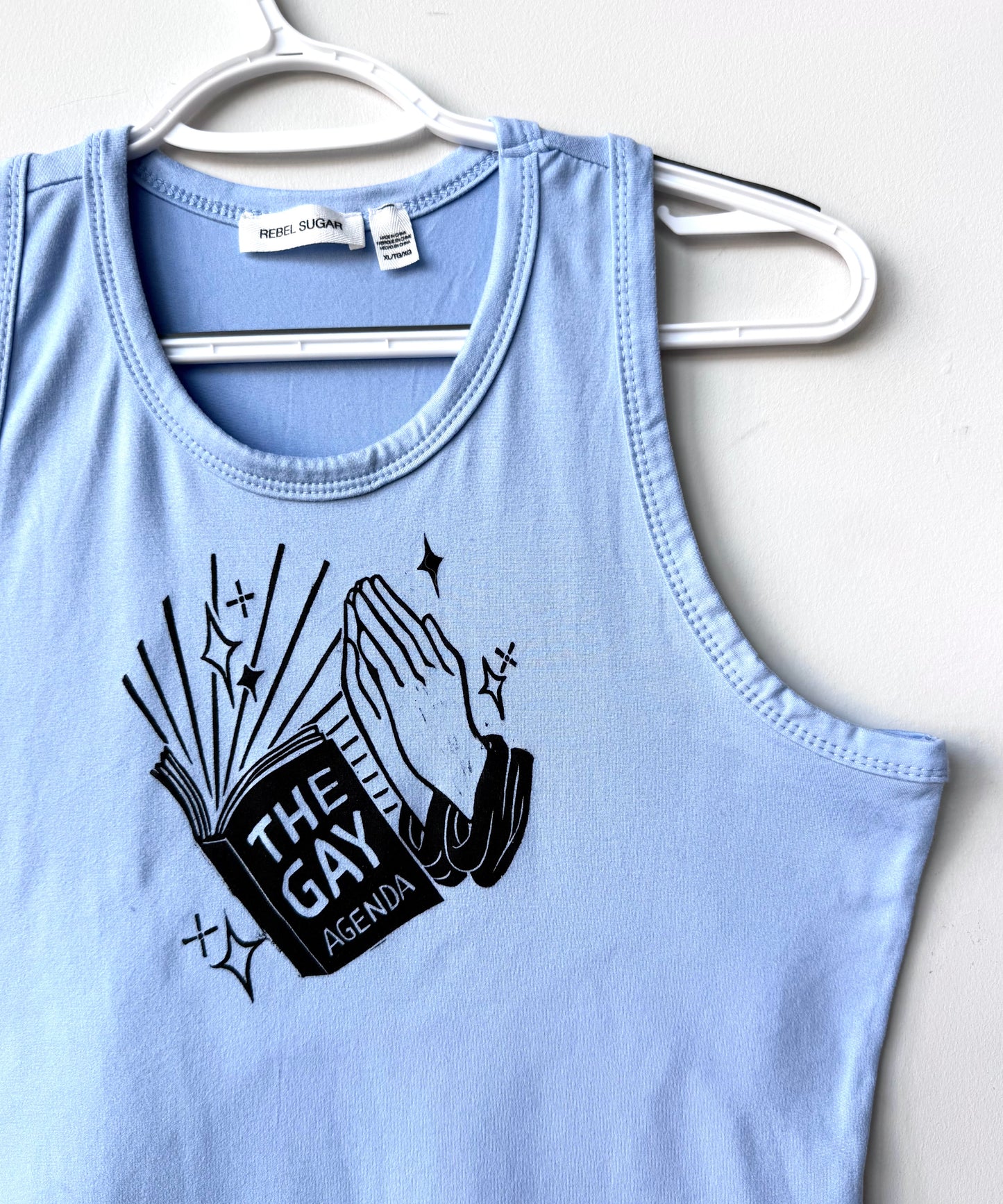 Gay Agenda Cropped Tank