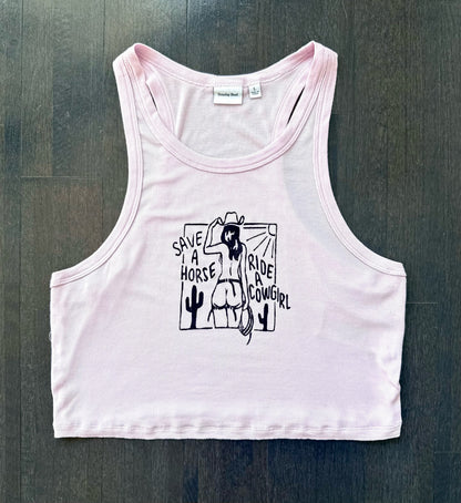 Cowgirl Cropped Tank