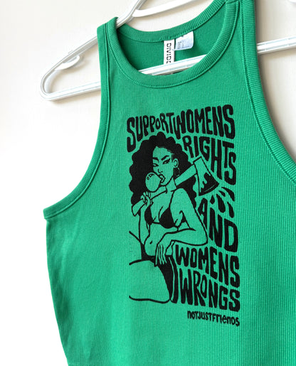 Women’s Wrongs Cropped Tank