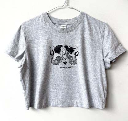 Mermaids Cropped T