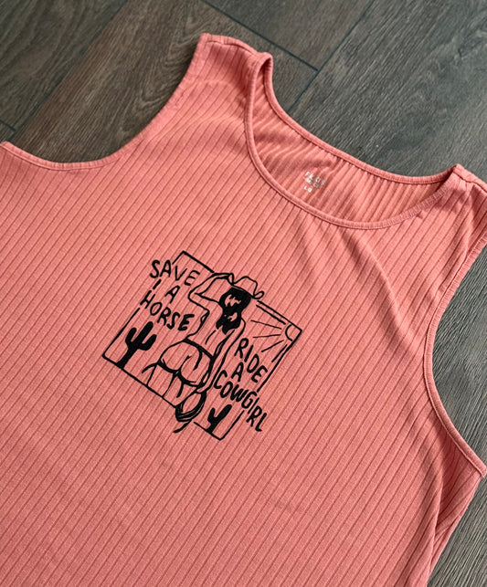 Cowgirl Flowy Tank