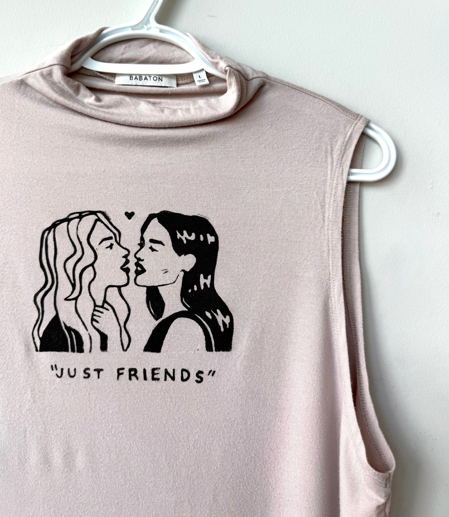 “Just Friends” Lovers High-Neck Tank Top