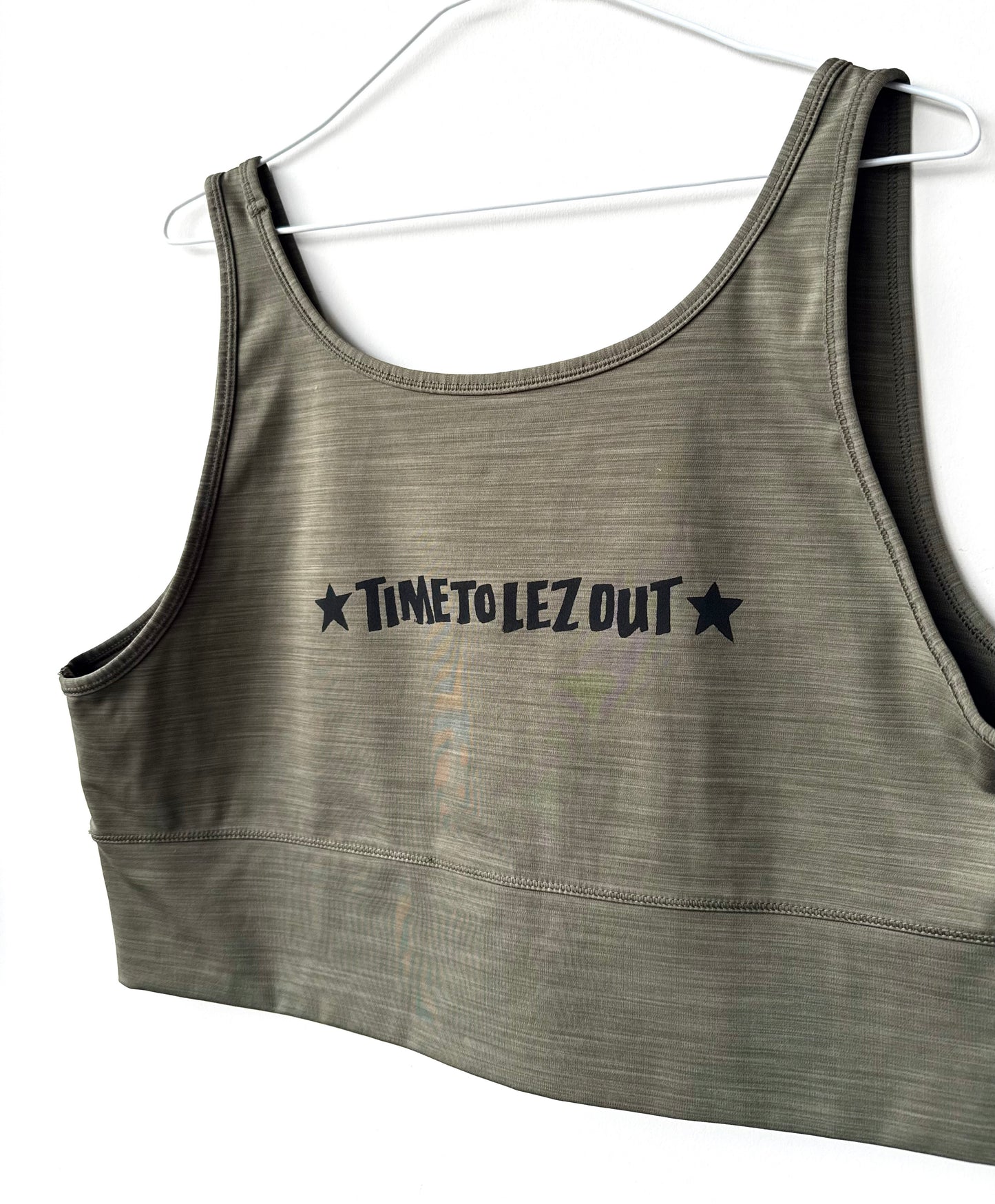 Lez Out Cropped Tank
