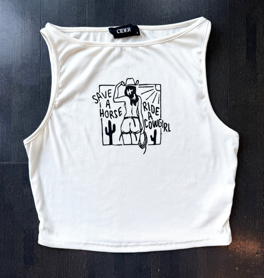 Cowgirl Cropped Tank